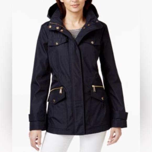 Michael Kors Black Hooded Jacket - Picture 1 of 9